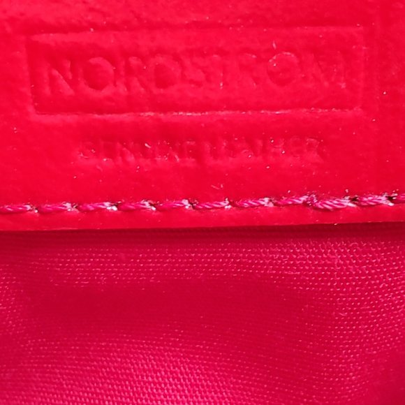 Nordstrom Leather Croc Embossed Clutch - Picture 4 of 5